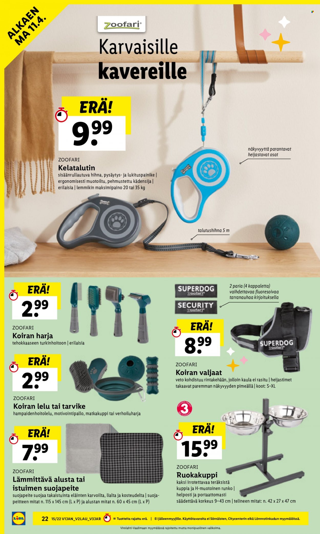 Lidl tarjoukset - 11.04.2022 - 20.04.2022. Sivu 22