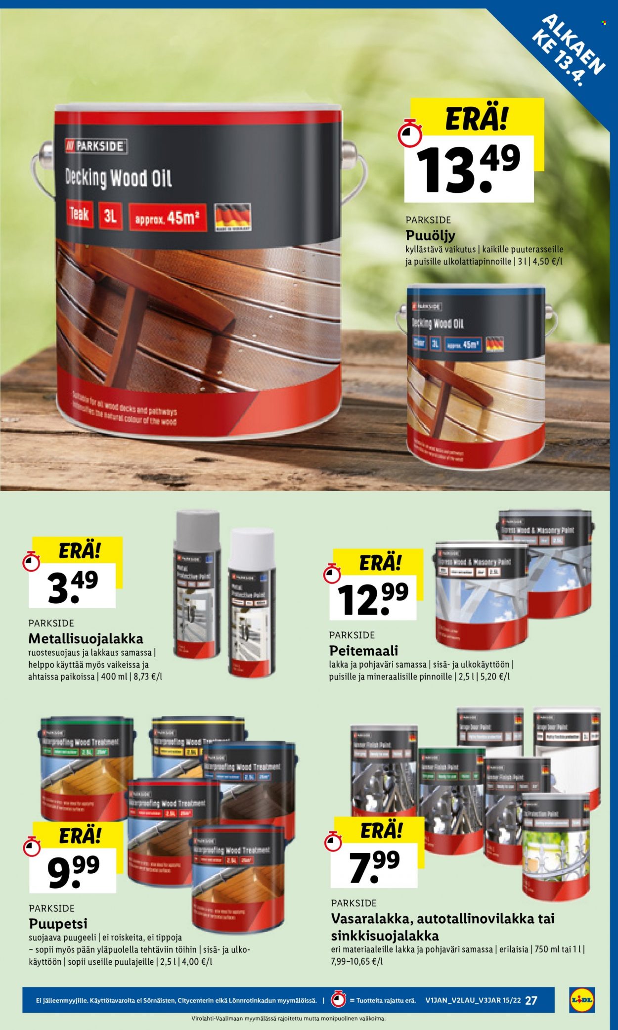 Lidl tarjoukset - 11.04.2022 - 20.04.2022. Sivu 27