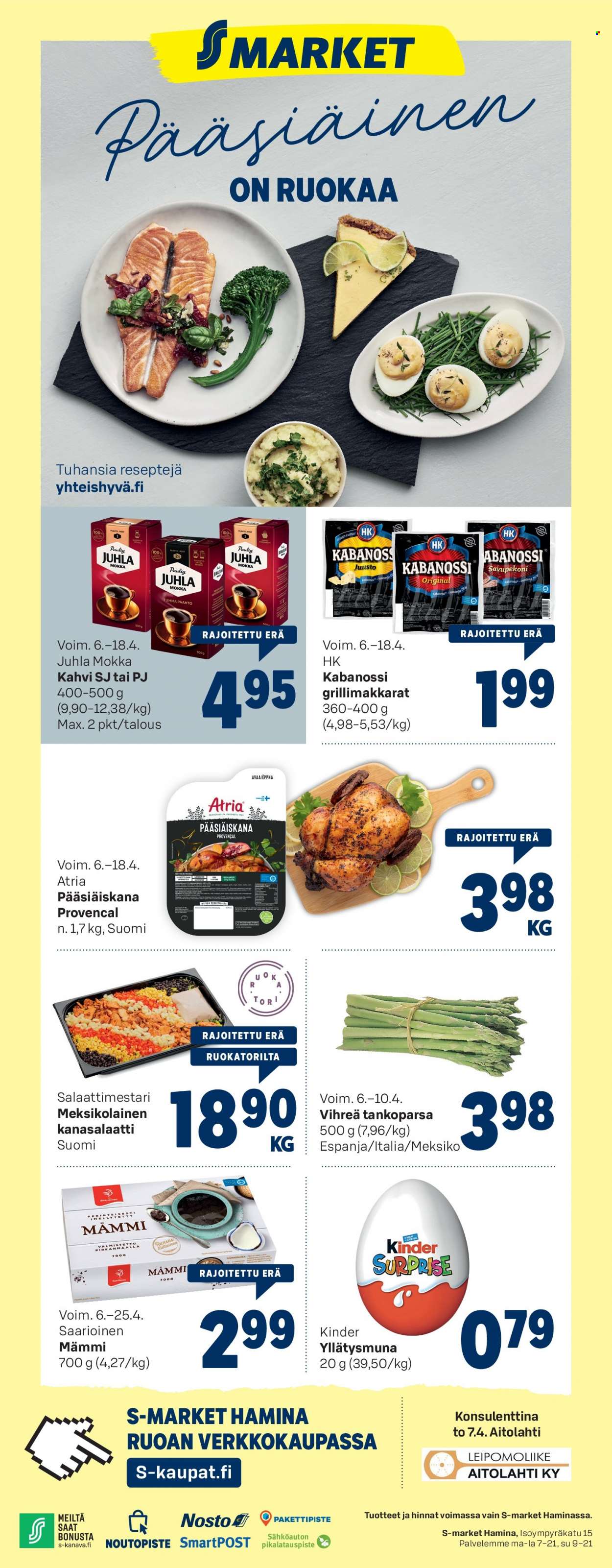 S-market tarjoukset - 06.04.2022 - 25.04.2022. Sivu 1