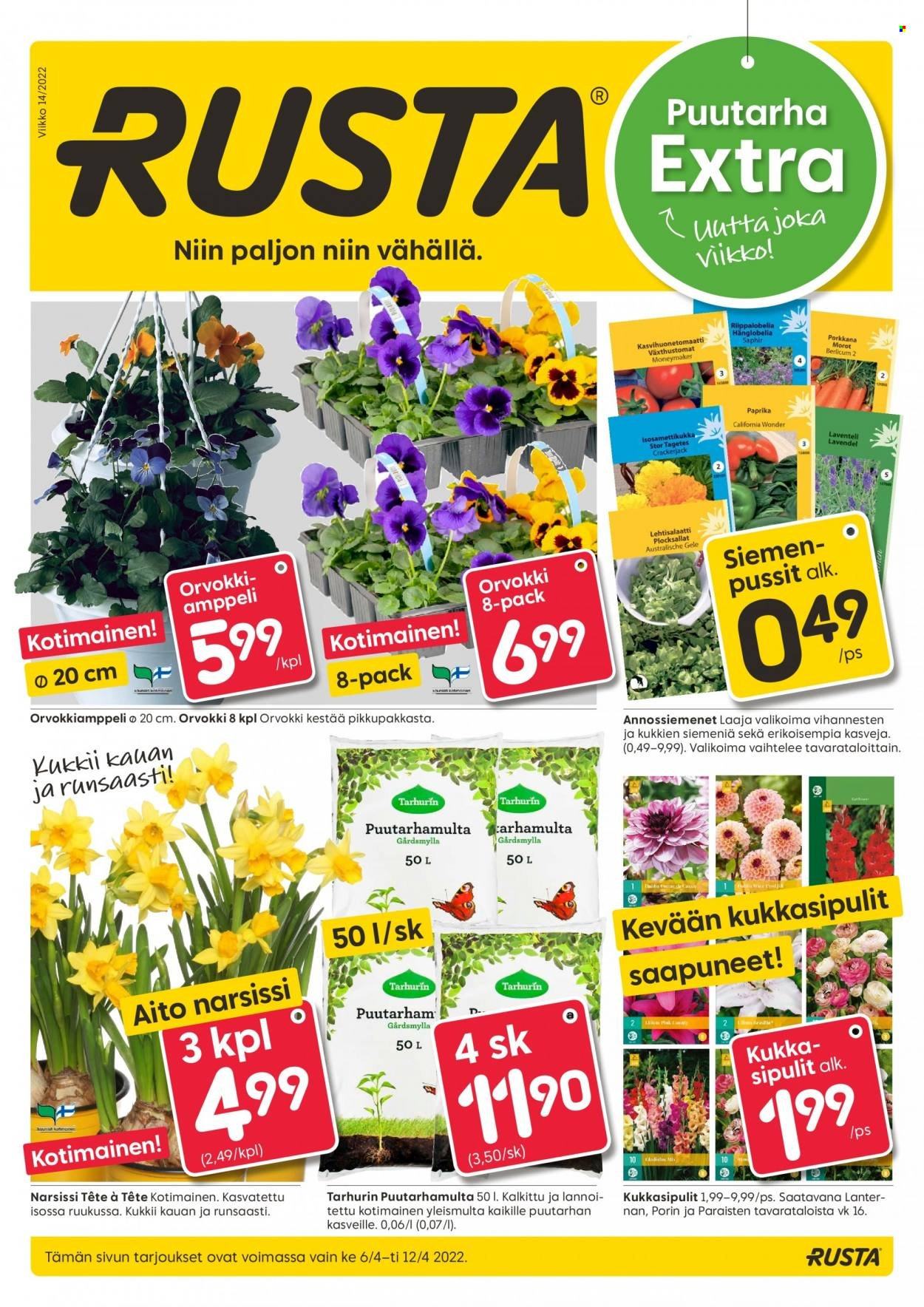 Rusta tarjoukset - 06.04.2022 - 12.04.2022. Sivu 1