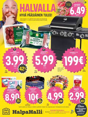 HalpaHalli tarjoukset  - 11.04.2022 - 17.04.2022.