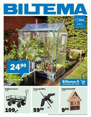 Biltema tarjoukset  - 11.04.2022 - 24.04.2022.
