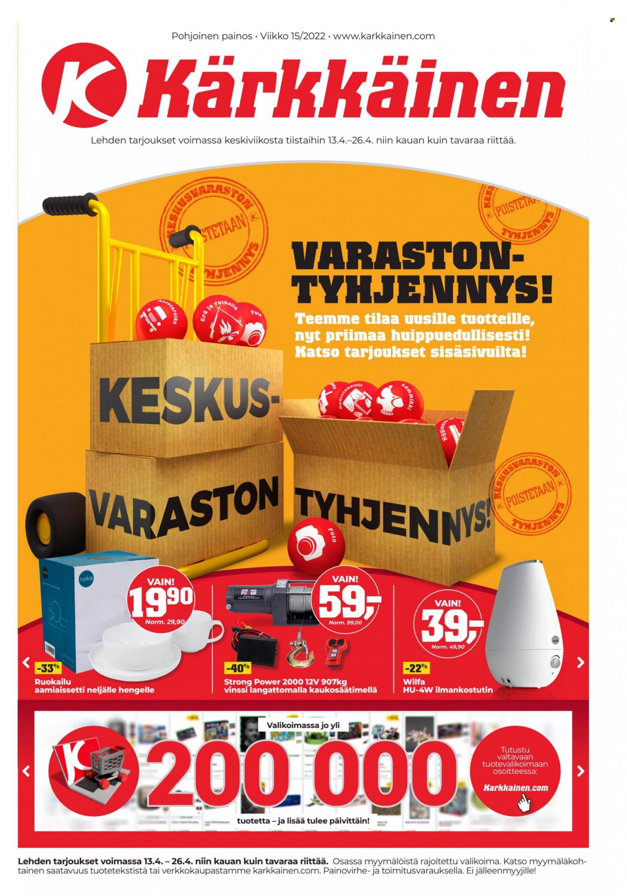 Kärkkäinen tarjoukset - 13.04.2022 - 26.04.2022. Sivu 1