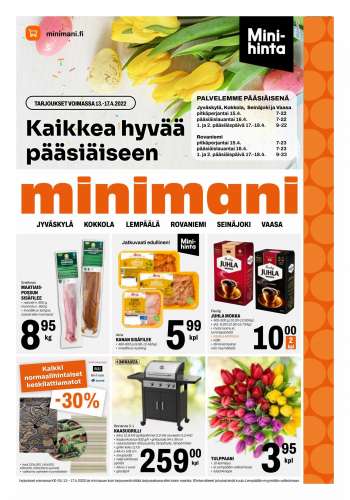 Minimani tarjoukset  - 13.04.2022 - 17.04.2022.