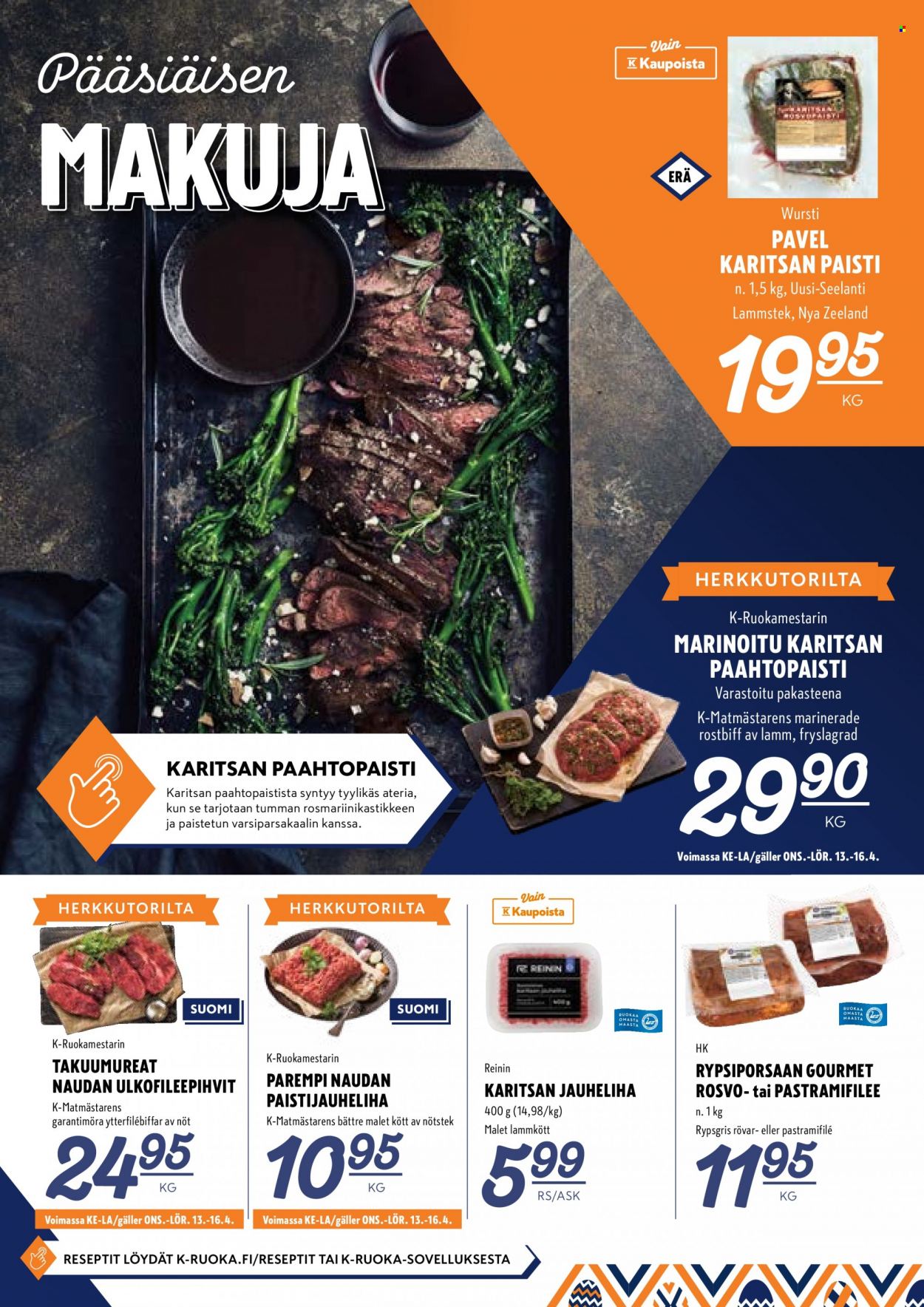 K-Supermarket tarjoukset - 13.04.2022 - 18.04.2022. Sivu 4