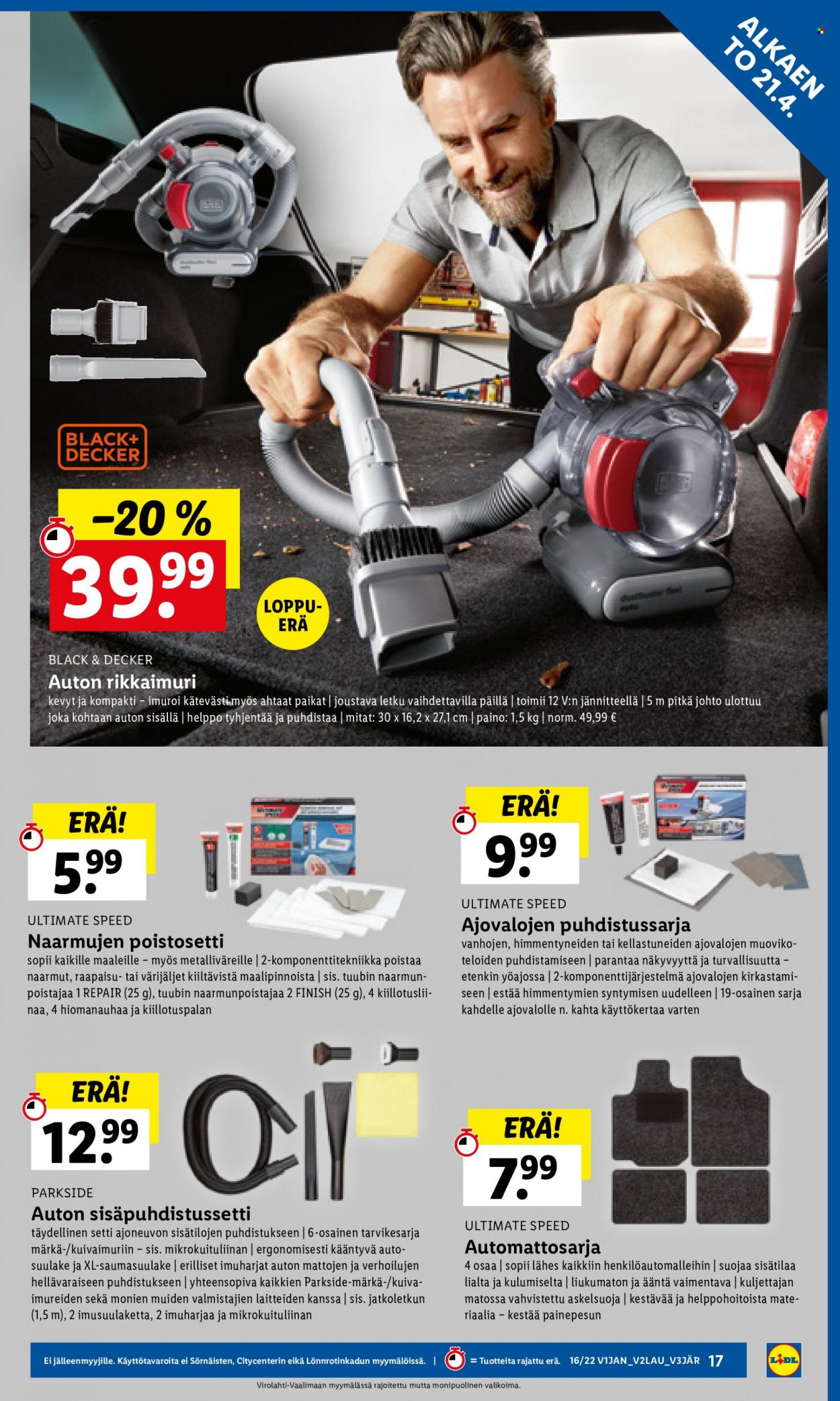 Lidl tarjoukset - 21.04.2022 - 27.04.2022. Sivu 17