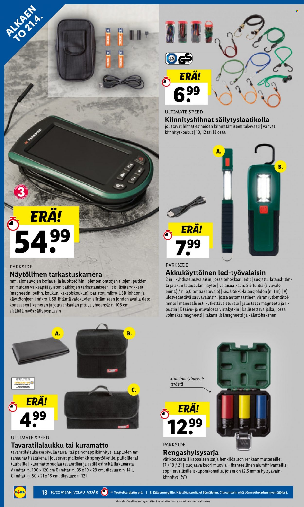 Lidl tarjoukset - 21.04.2022 - 27.04.2022. Sivu 18