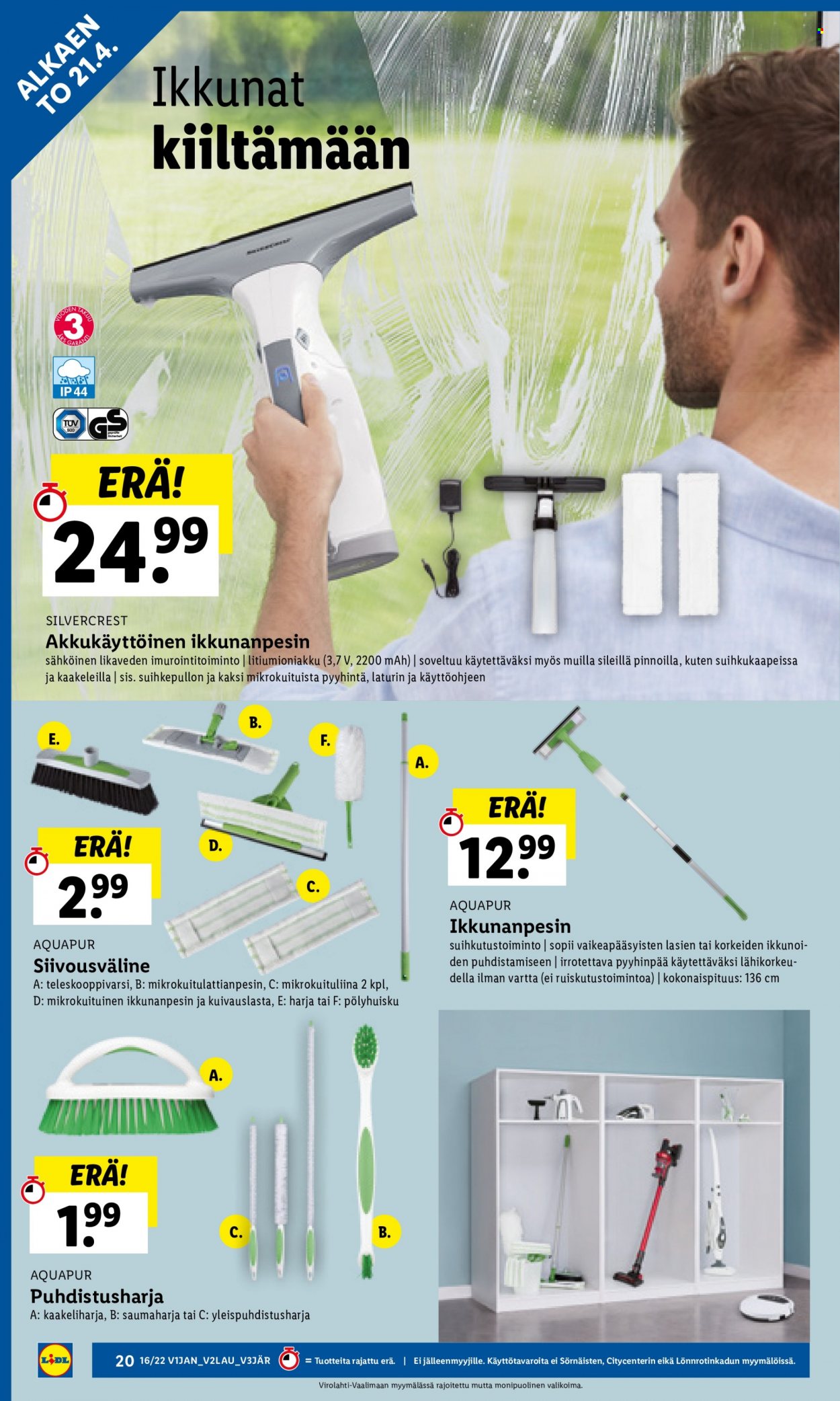 Lidl tarjoukset - 21.04.2022 - 27.04.2022. Sivu 20