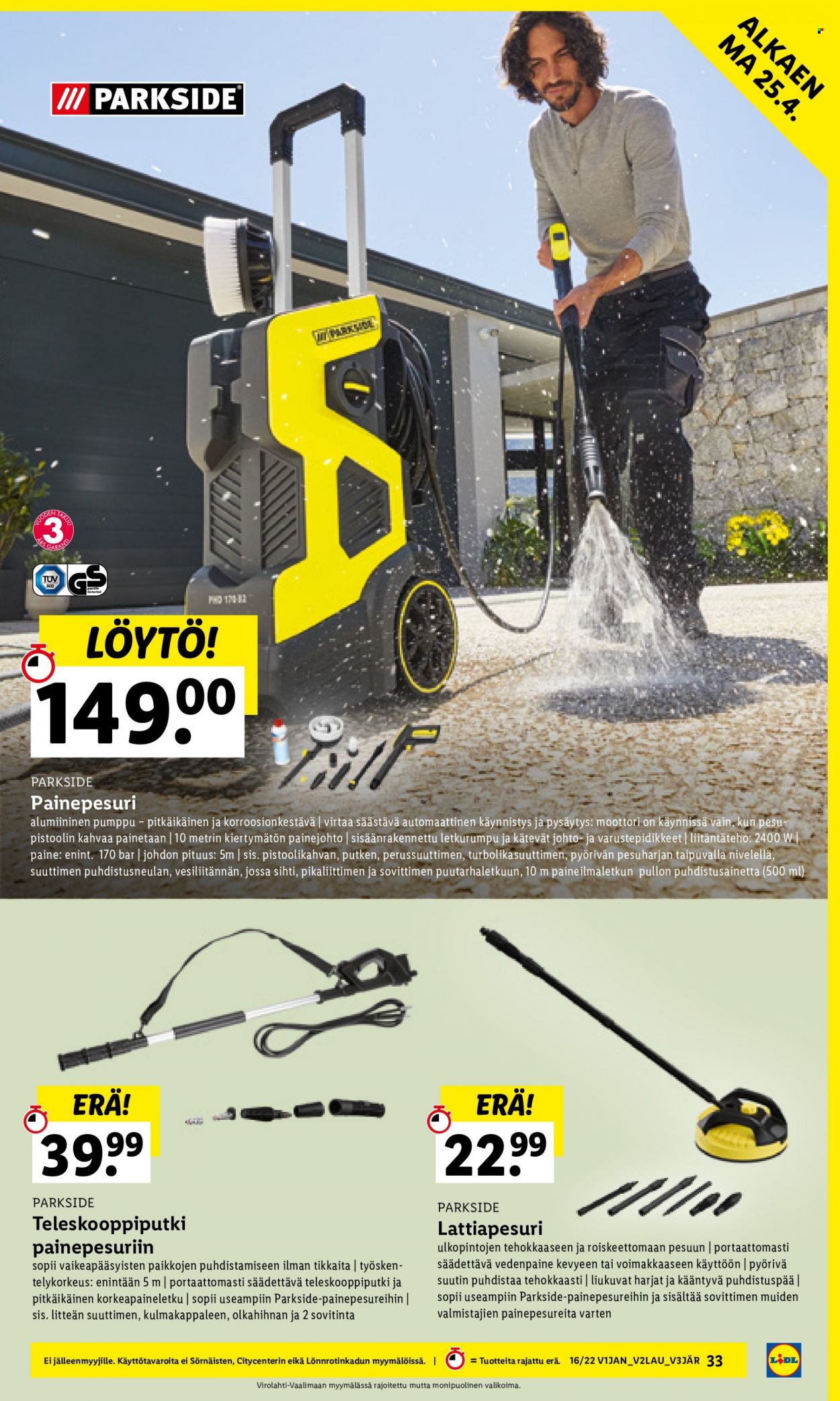 Lidl tarjoukset - 21.04.2022 - 27.04.2022. Sivu 33