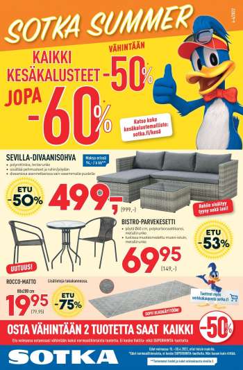 Sotka tarjoukset  - 15.04.2022 - 30.04.2022.