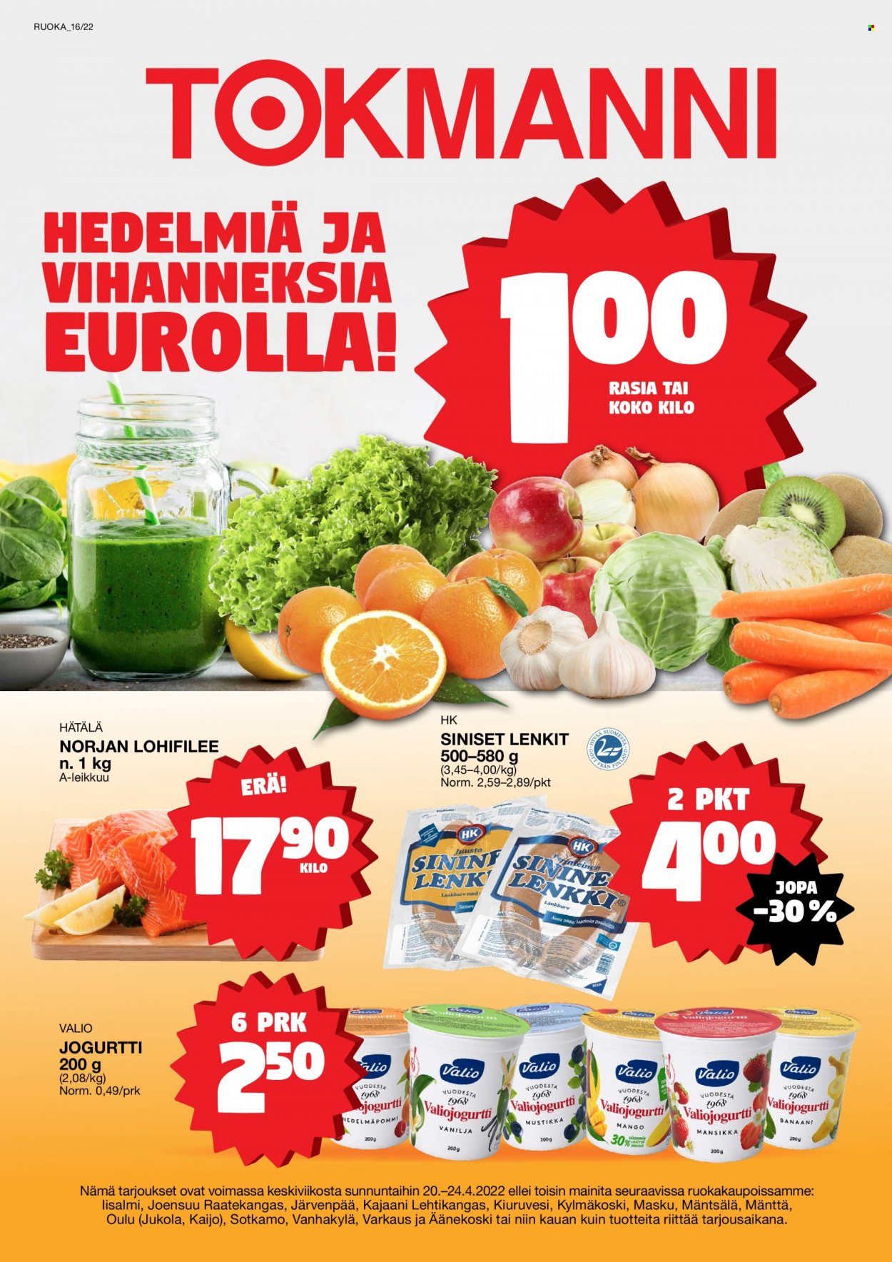 Tokmanni tarjoukset - 20.04.2022 - 24.04.2022. Sivu 1
