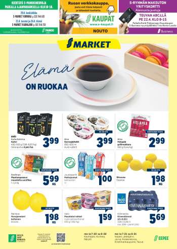 S-market tarjoukset  - 20.04.2022 - 26.04.2022.