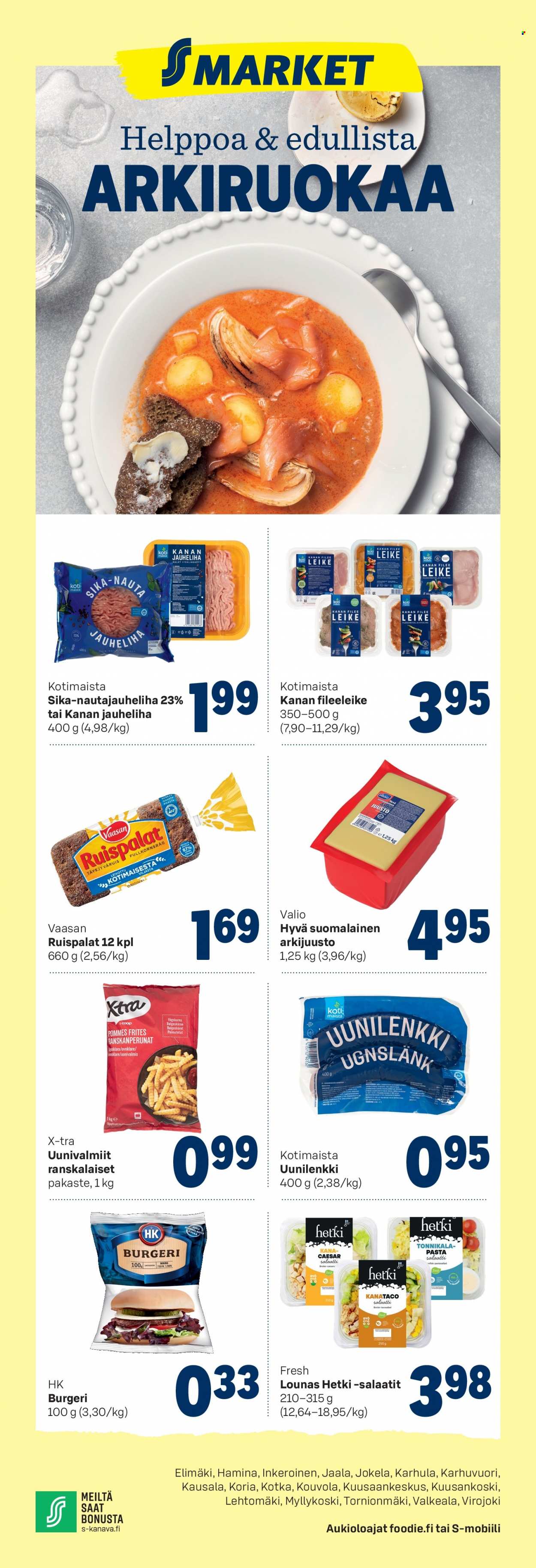 S-market tarjoukset - 20.04.2022 - 24.04.2022. Sivu 1