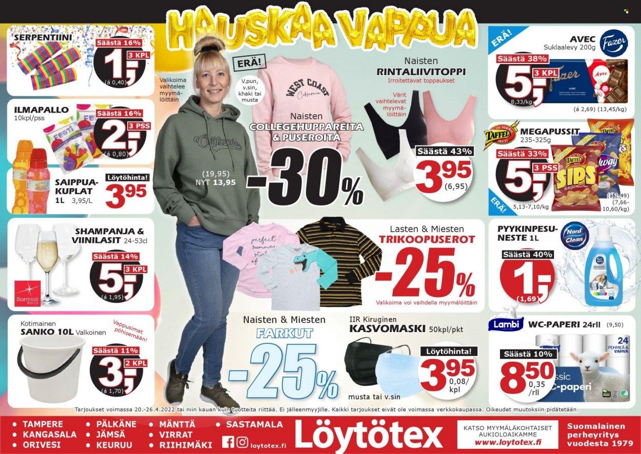 Löytötex tarjoukset - 20.04.2022 - 26.04.2022. Sivu 1
