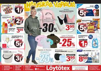 Löytötex tarjoukset  - 20.04.2022 - 26.04.2022.