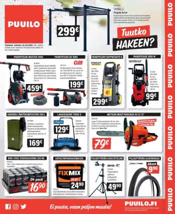 Puuilo tarjoukset  - 20.04.2022 - 24.04.2022.