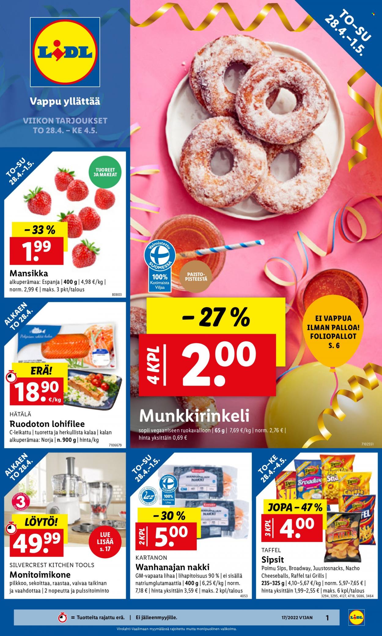 Lidl tarjoukset - 28.04.2022 - 04.05.2022. Sivu 1