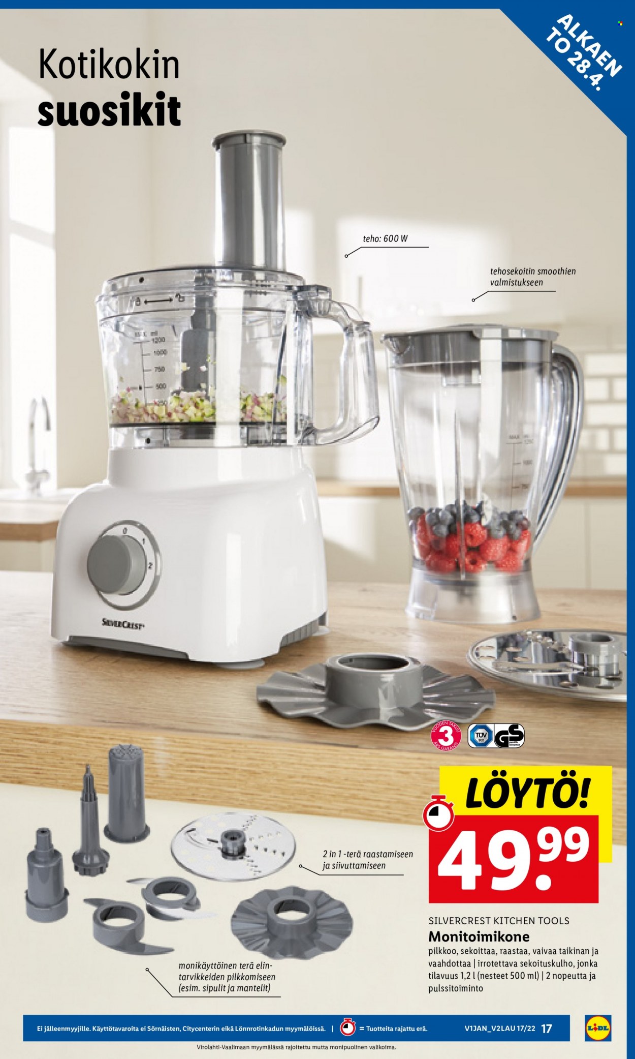 Lidl tarjoukset - 28.04.2022 - 04.05.2022. Sivu 17