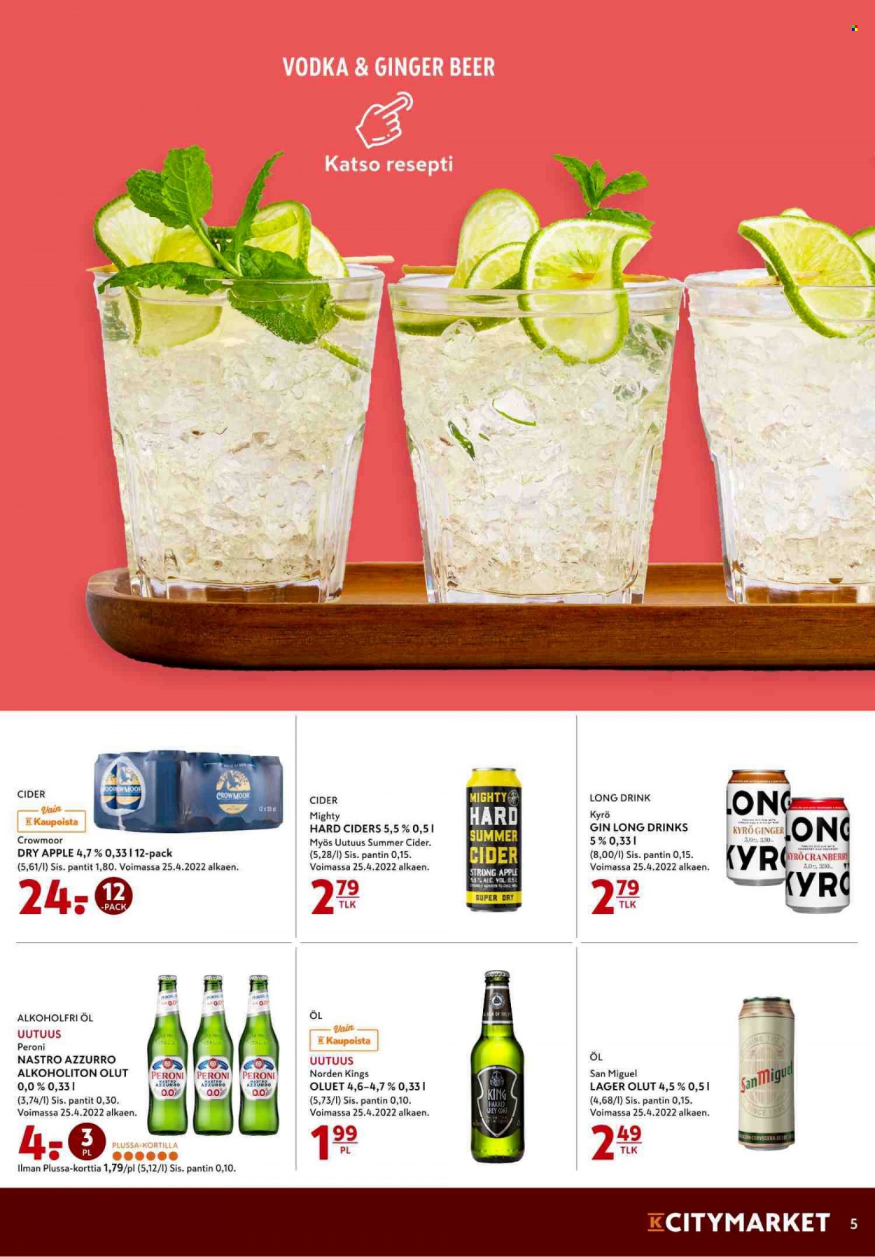 K-citymarket tarjoukset - 25.04.2022 - 27.04.2022. Sivu 5