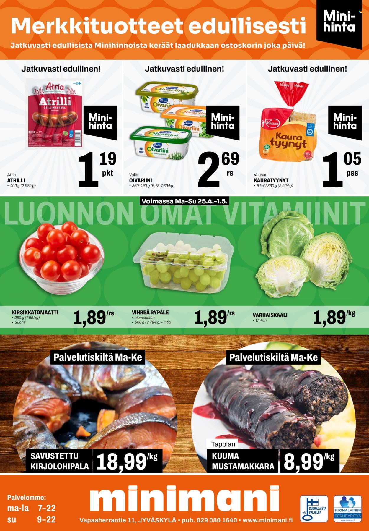 Minimani tarjoukset - 25.04.2022 - 01.05.2022. Sivu 1