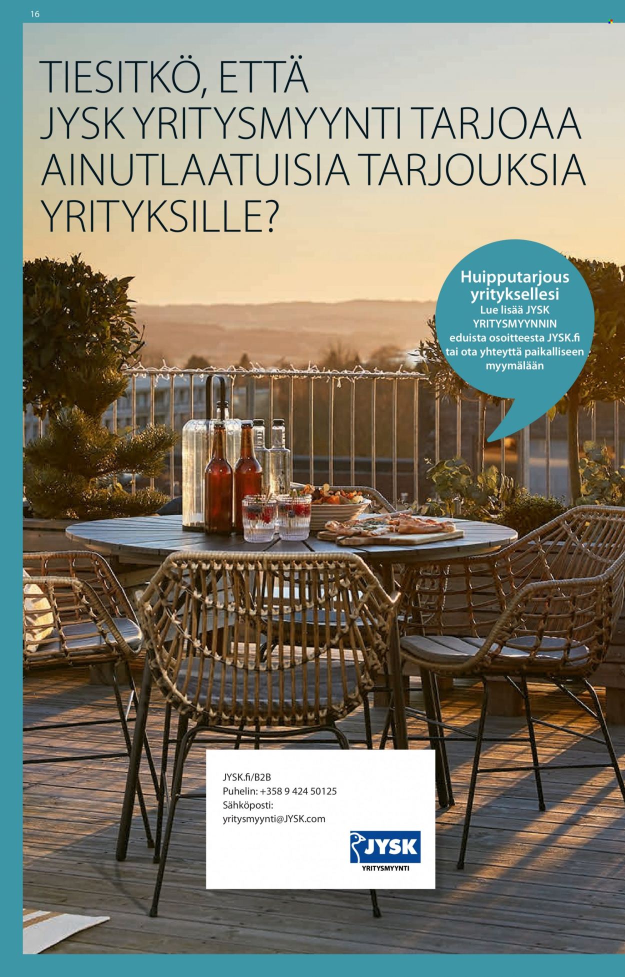 JYSK tarjoukset - 25.04.2022 - 08.05.2022. Sivu 16