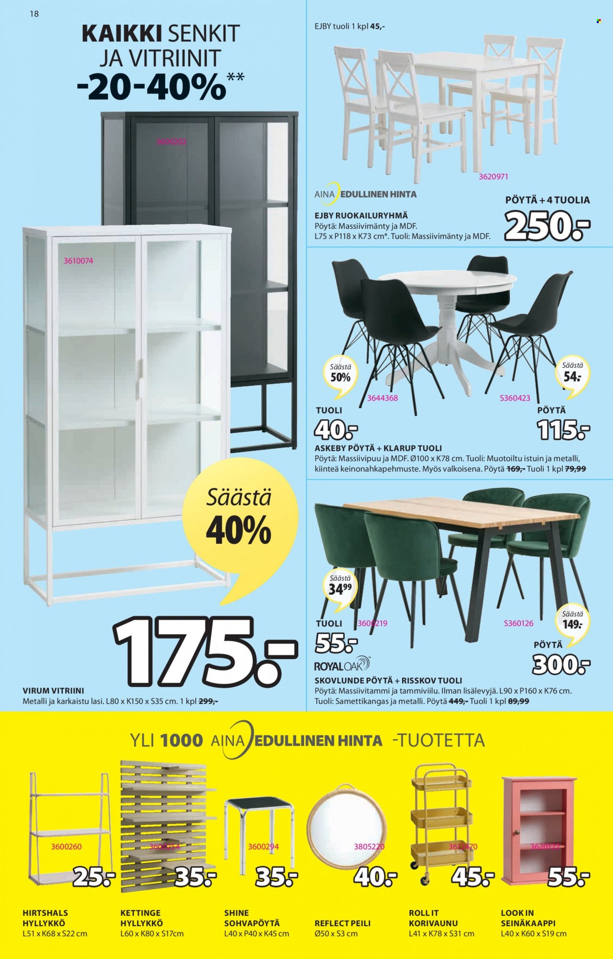 JYSK tarjoukset - 25.04.2022 - 08.05.2022. Sivu 18