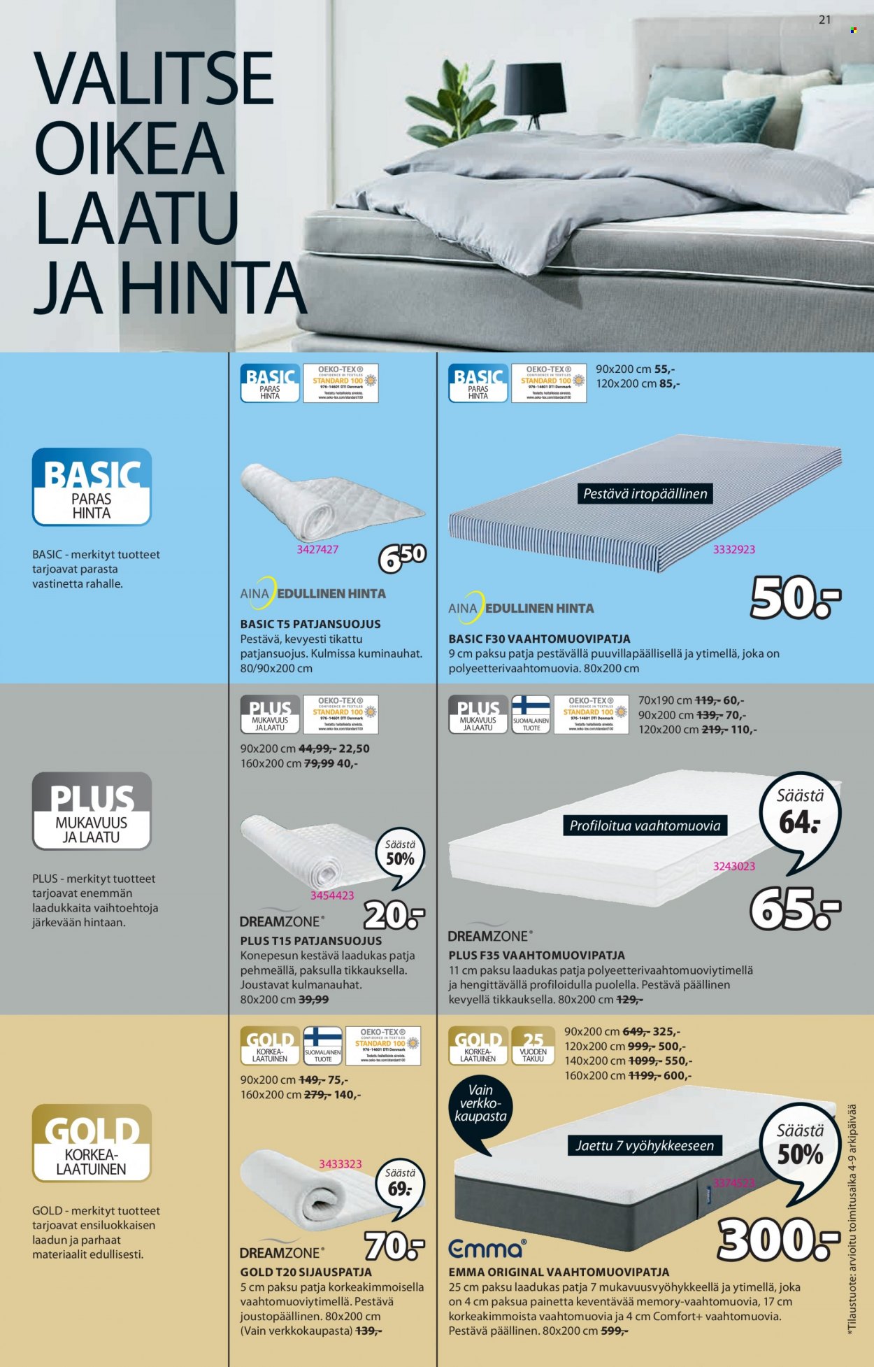JYSK tarjoukset - 25.04.2022 - 08.05.2022. Sivu 21