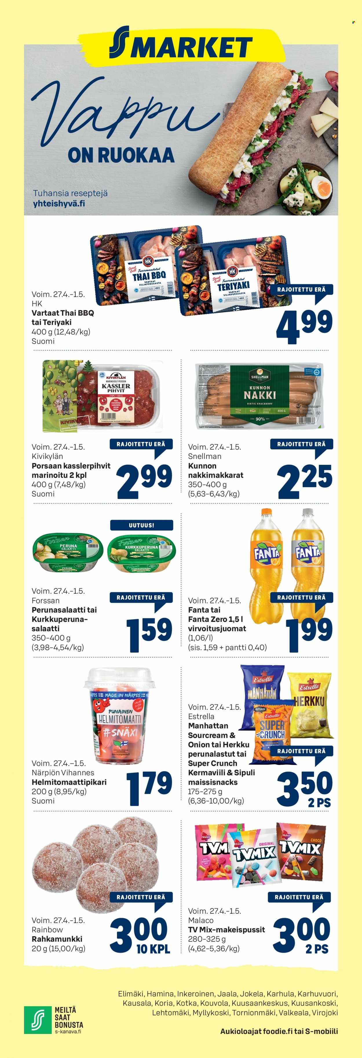 S-market tarjoukset - 27.04.2022 - 01.05.2022. Sivu 1