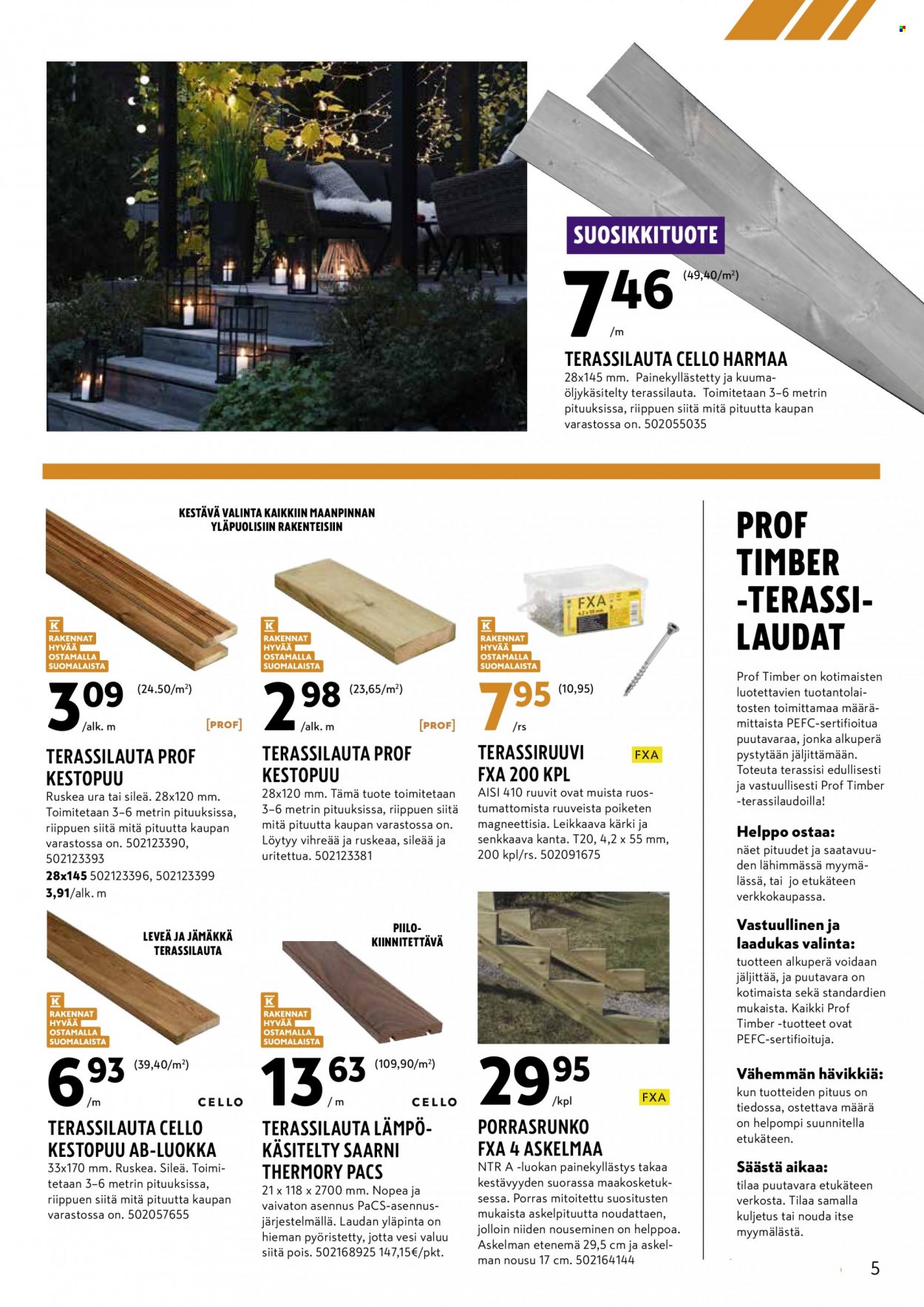 K-Rauta tarjoukset - 27.04.2022 - 10.05.2022. Sivu 5