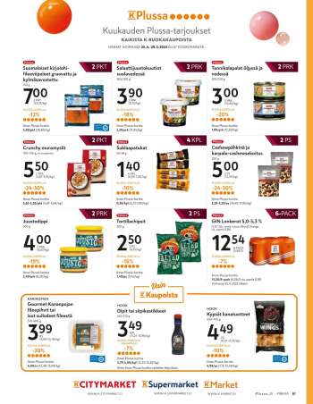 K-Supermarket tarjoukset  - 27.04.2022 - 31.05.2022.