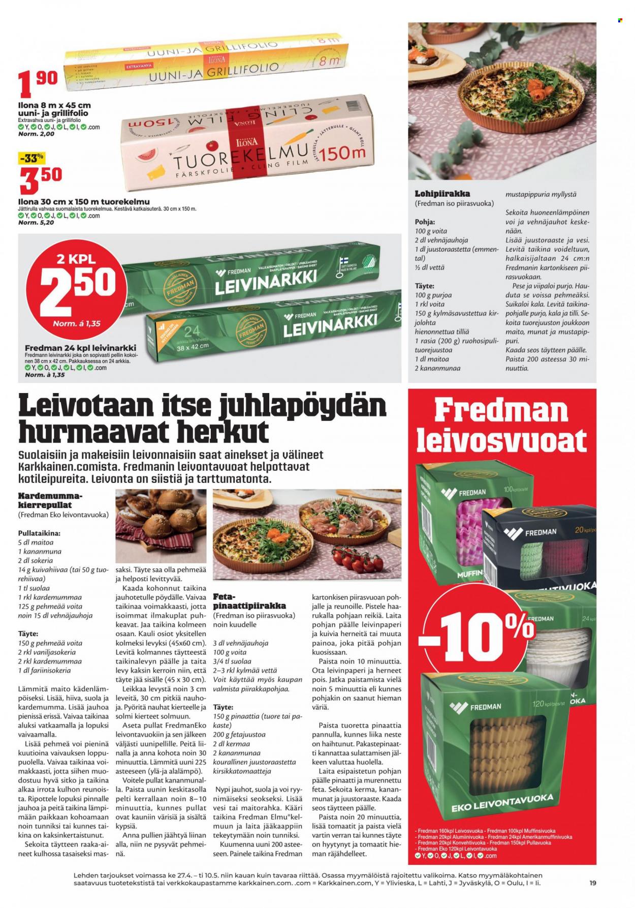 Kärkkäinen tarjoukset - 27.04.2022 - 10.05.2022. Sivu 19
