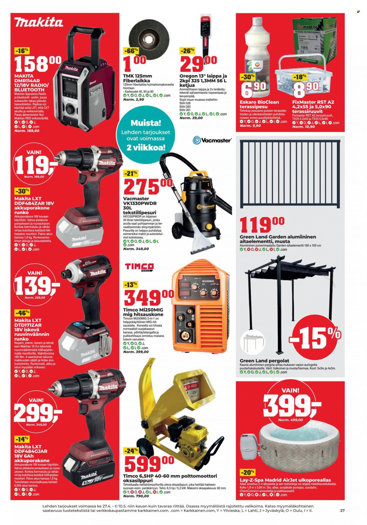 Kärkkäinen tarjoukset - 27.04.2022 - 10.05.2022. Sivu 27