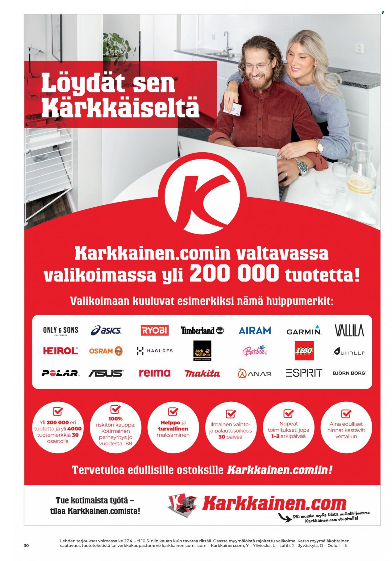 Kärkkäinen tarjoukset - 27.04.2022 - 10.05.2022. Sivu 30