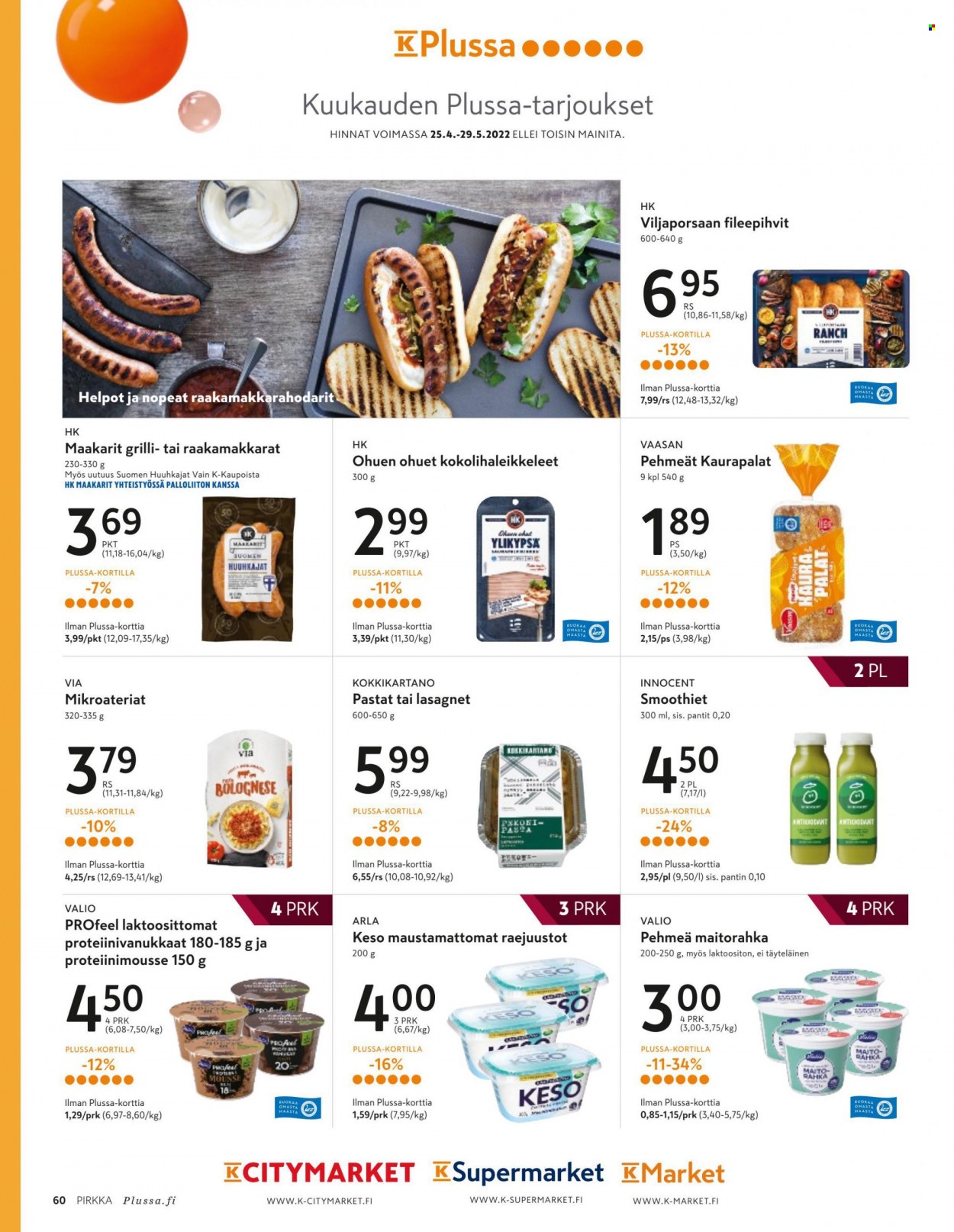 K-market tarjoukset - 27.04.2022 - 31.05.2022. Sivu 60