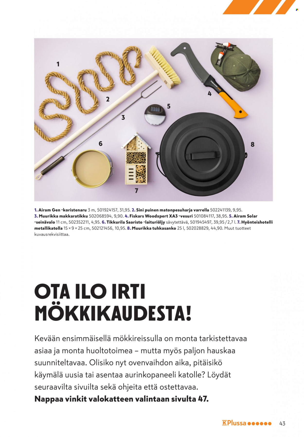 K-Rauta tarjoukset - 13.04.2022 - 07.06.2022. Sivu 43