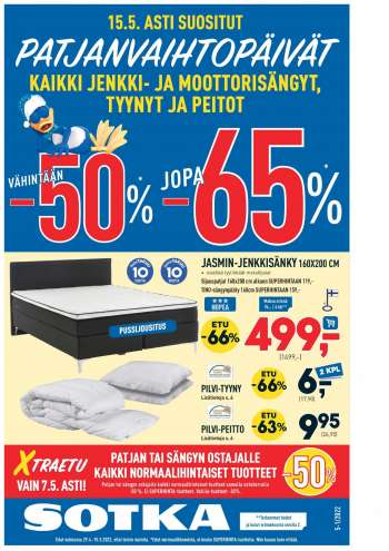 Sotka tarjoukset  - 29.04.2022 - 15.05.2022.