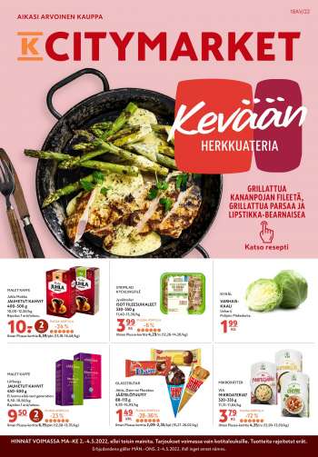 K-citymarket tarjoukset  - 02.05.2022 - 04.05.2022.