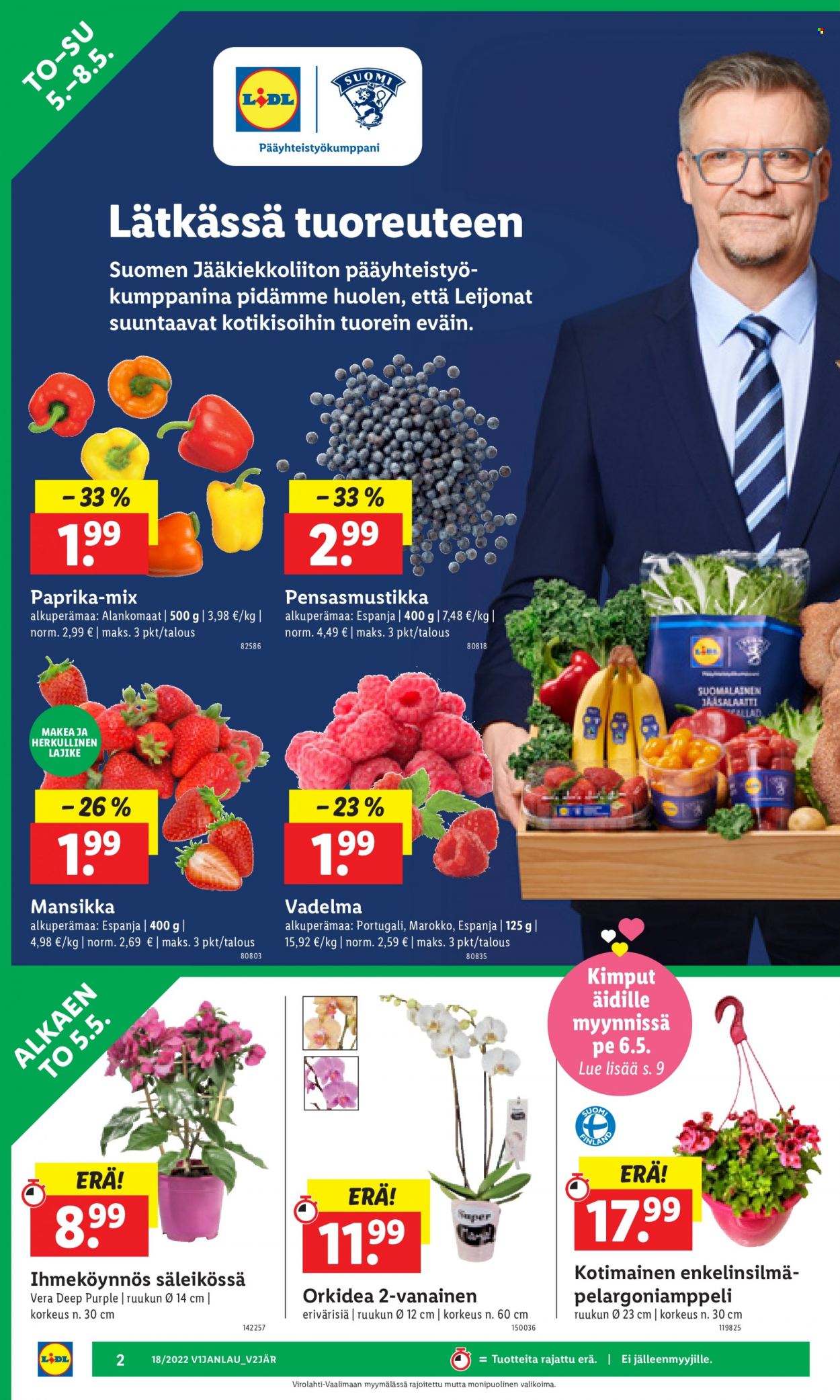 Lidl tarjoukset - 05.05.2022 - 11.05.2022. Sivu 2