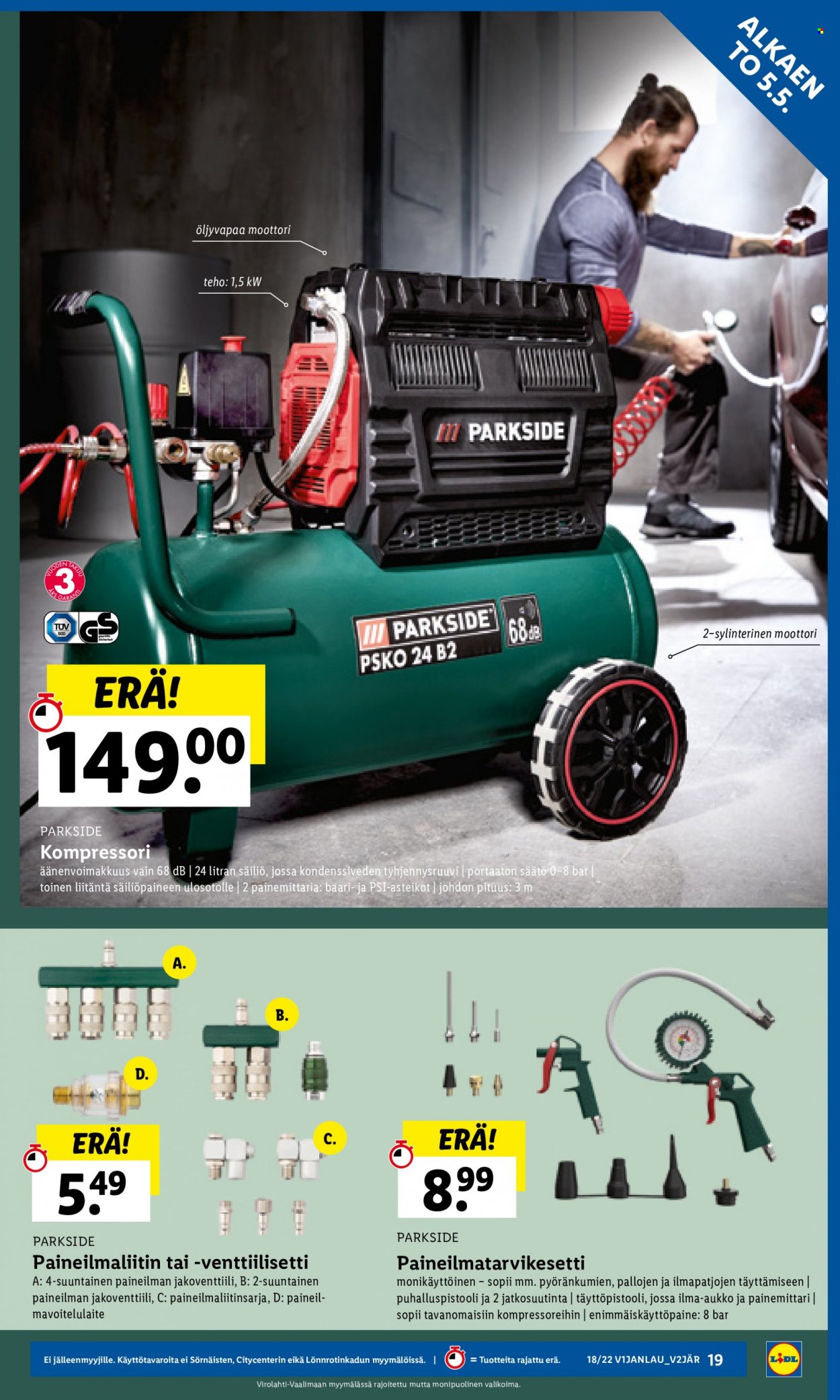 Lidl tarjoukset - 05.05.2022 - 11.05.2022. Sivu 19