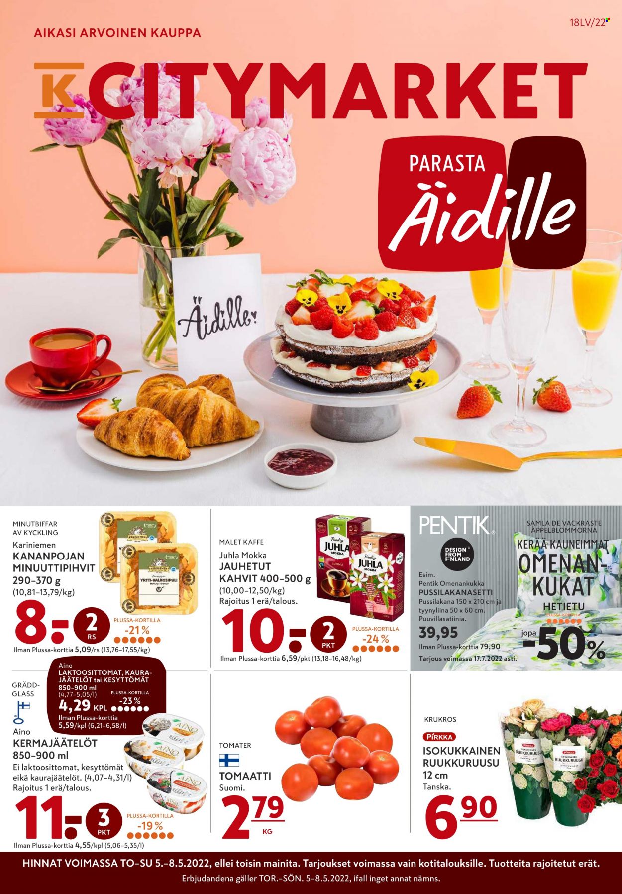 K-citymarket tarjoukset - 05.05.2022 - 08.05.2022. Sivu 1