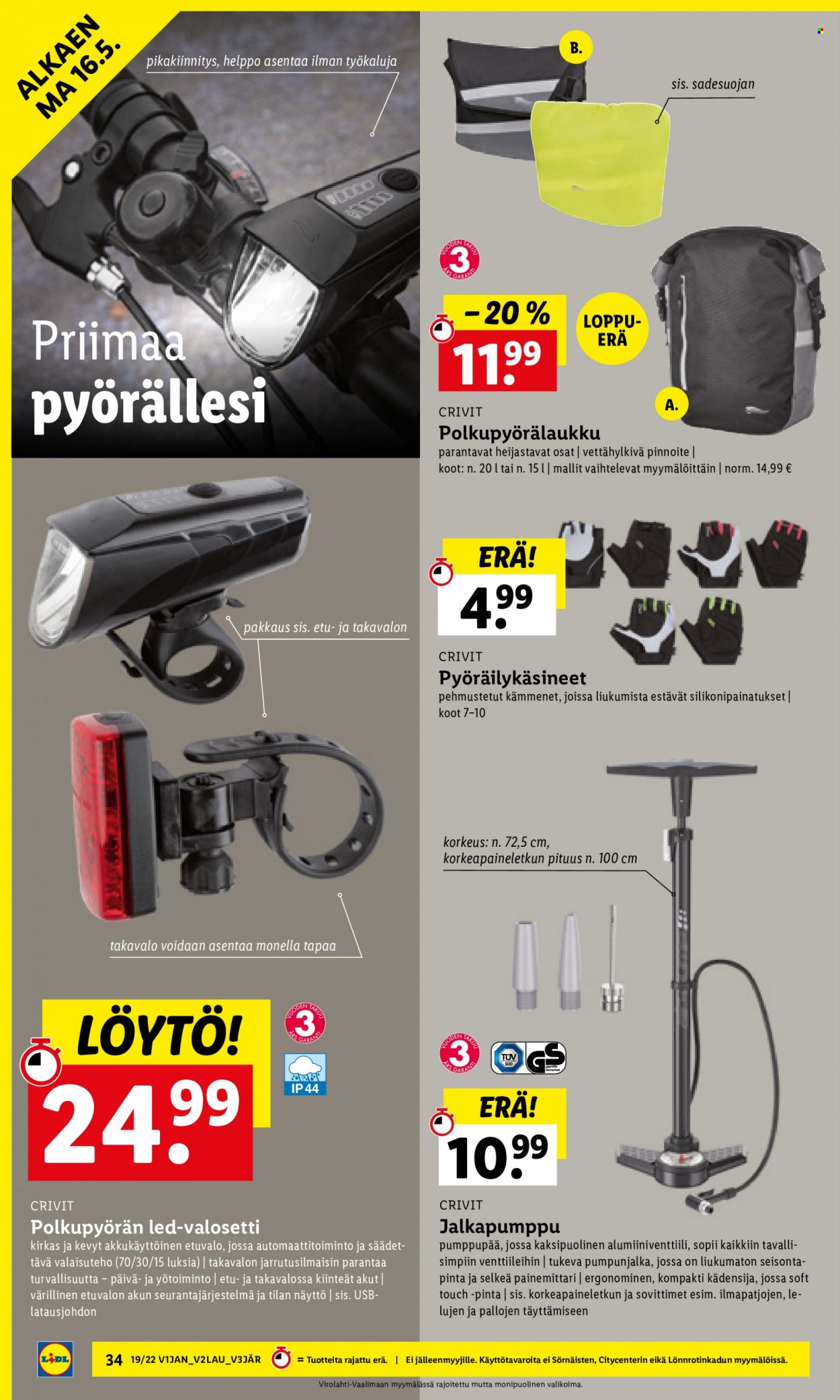 Lidl tarjoukset - 12.05.2022 - 18.05.2022. Sivu 34