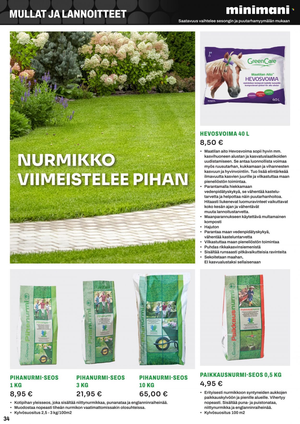 Minimani tarjoukset. Sivu 34