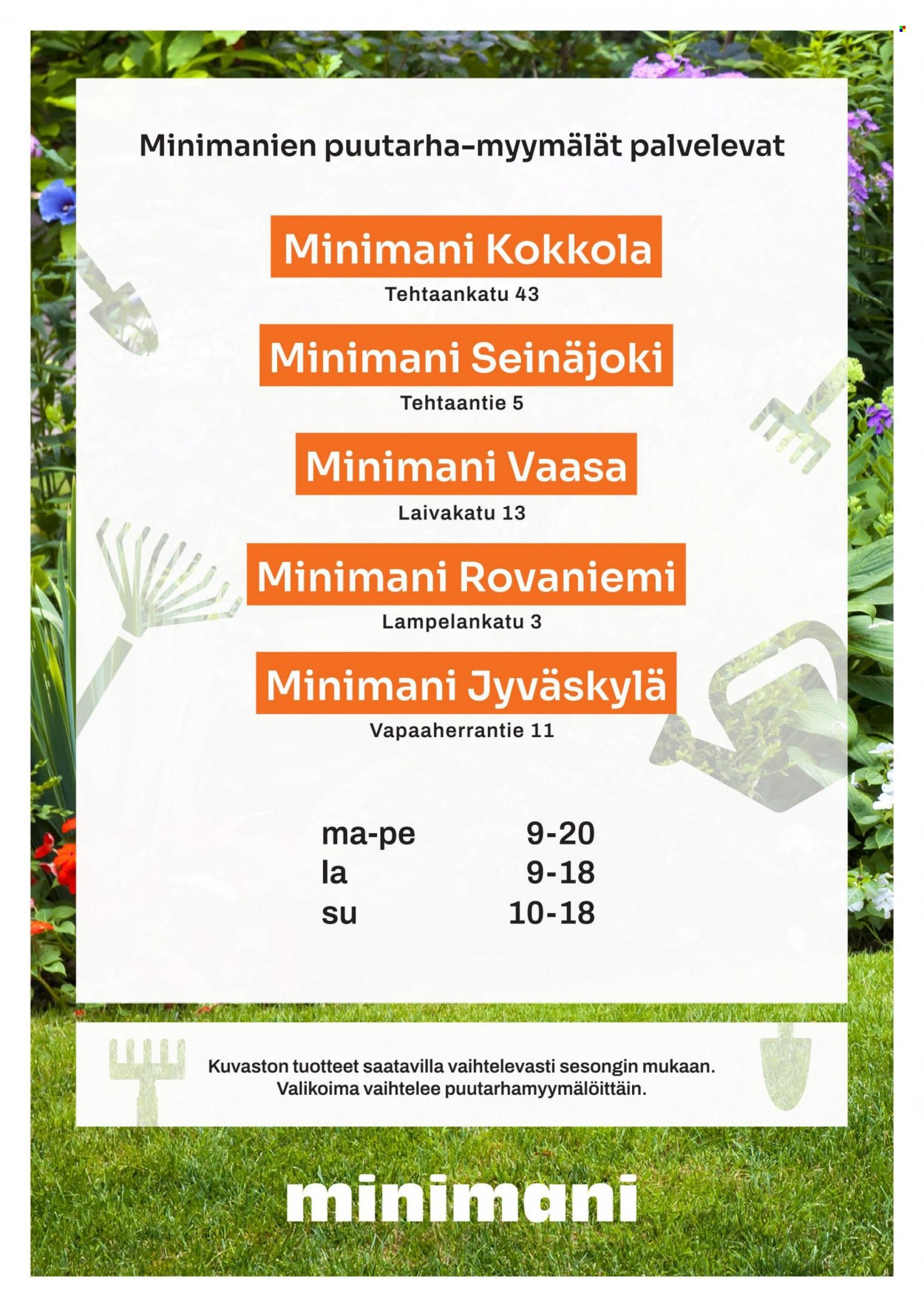 Minimani tarjoukset. Sivu 36