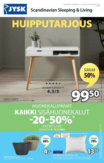 JYSK tarjoukset  - 09.05.2022 - 15.05.2022.