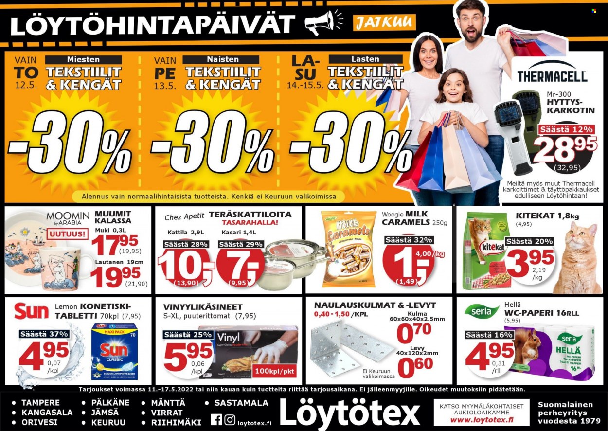 Löytötex tarjoukset - 11.05.2022 - 17.05.2022. Sivu 1