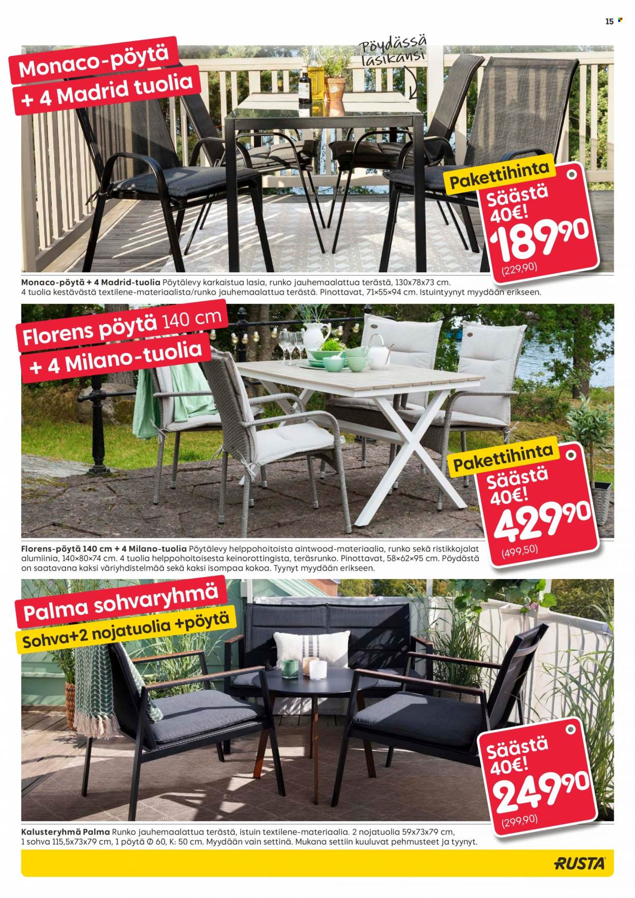 Rusta tarjoukset - 11.05.2022 - 17.05.2022. Sivu 15