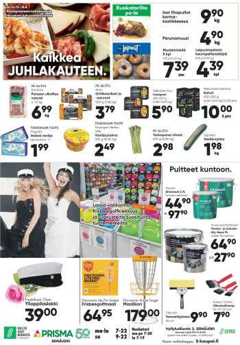 Prisma tarjoukset  - 13.05.2022 - 15.05.2022.