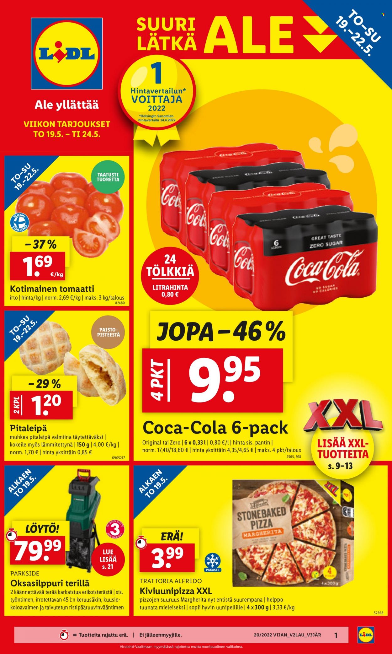 Lidl tarjoukset - 19.05.2022 - 24.05.2022. Sivu 1