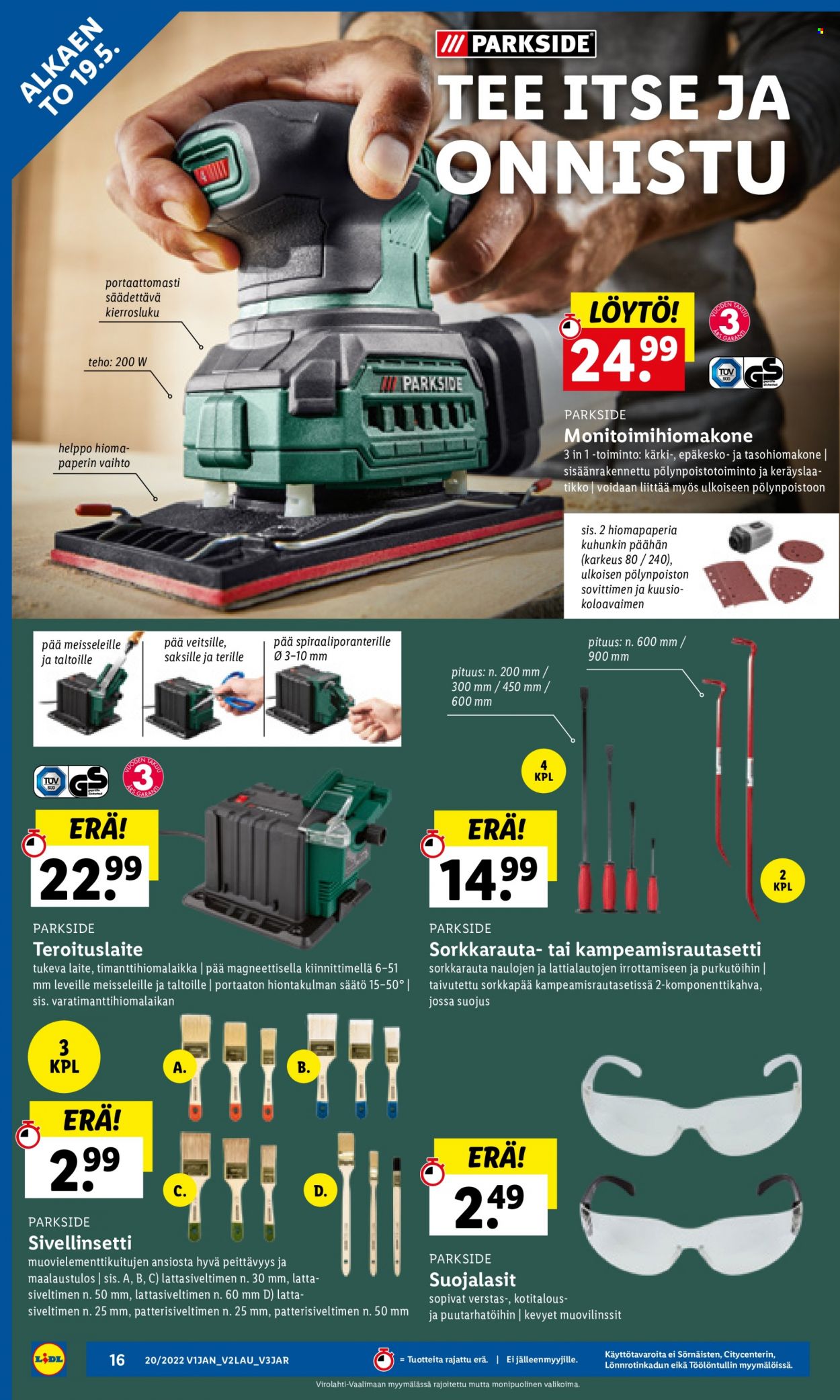 Lidl tarjoukset - 19.05.2022 - 24.05.2022. Sivu 16