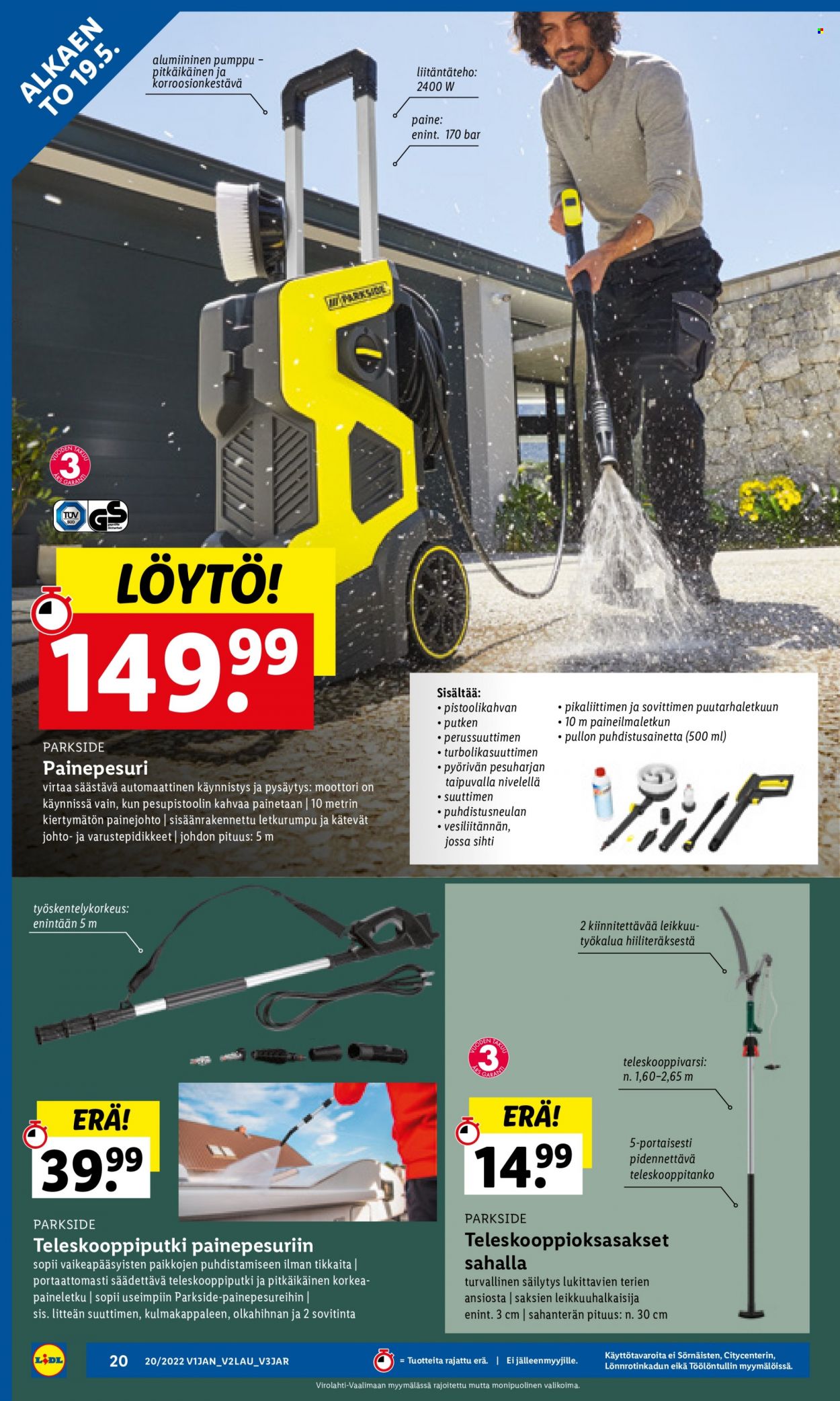 Lidl tarjoukset - 19.05.2022 - 24.05.2022. Sivu 20